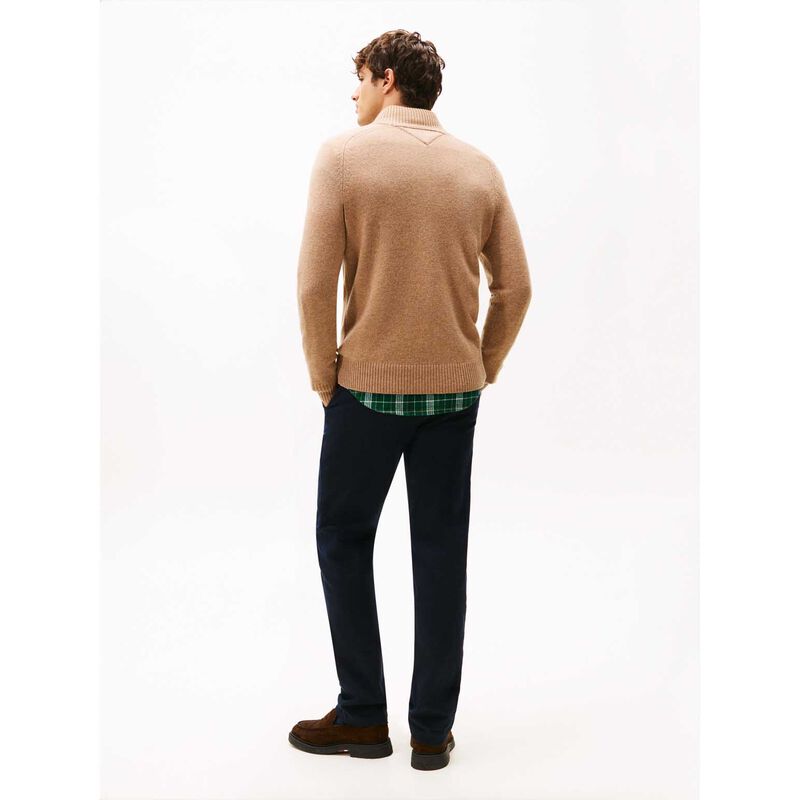 Tommy Hilfiger Pure Lambswool Half-Zip Jumper image number 1
